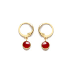 Garnet earrings